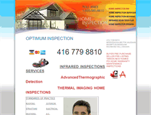 Tablet Screenshot of optimuminspection.com